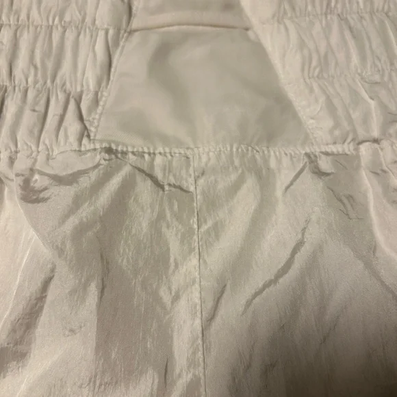 Free People Movement The Way Home White Shorts, high waist elastic, Sz XS - Picture 12 of 13